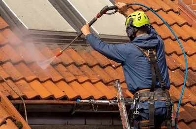 Démoussage et hydrofuge de toiture à Vergezac